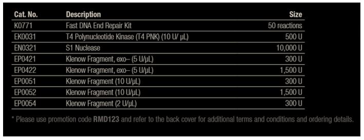 Thermo Scientific™ DNA modifikační enzymy