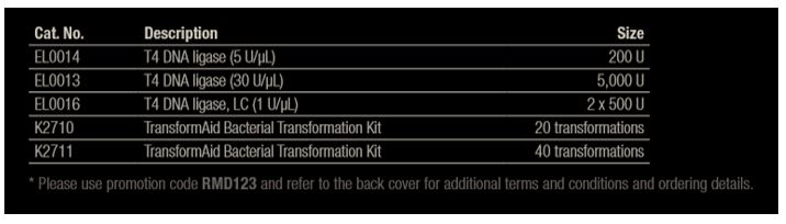 Rychlá a pohodlná ligace a transformační kity